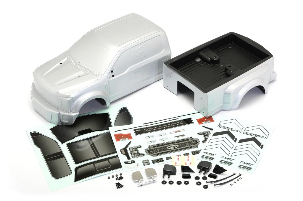CEN Racing CD0905 FORD F-450 SD Complete Body Set (Silver Mercury)