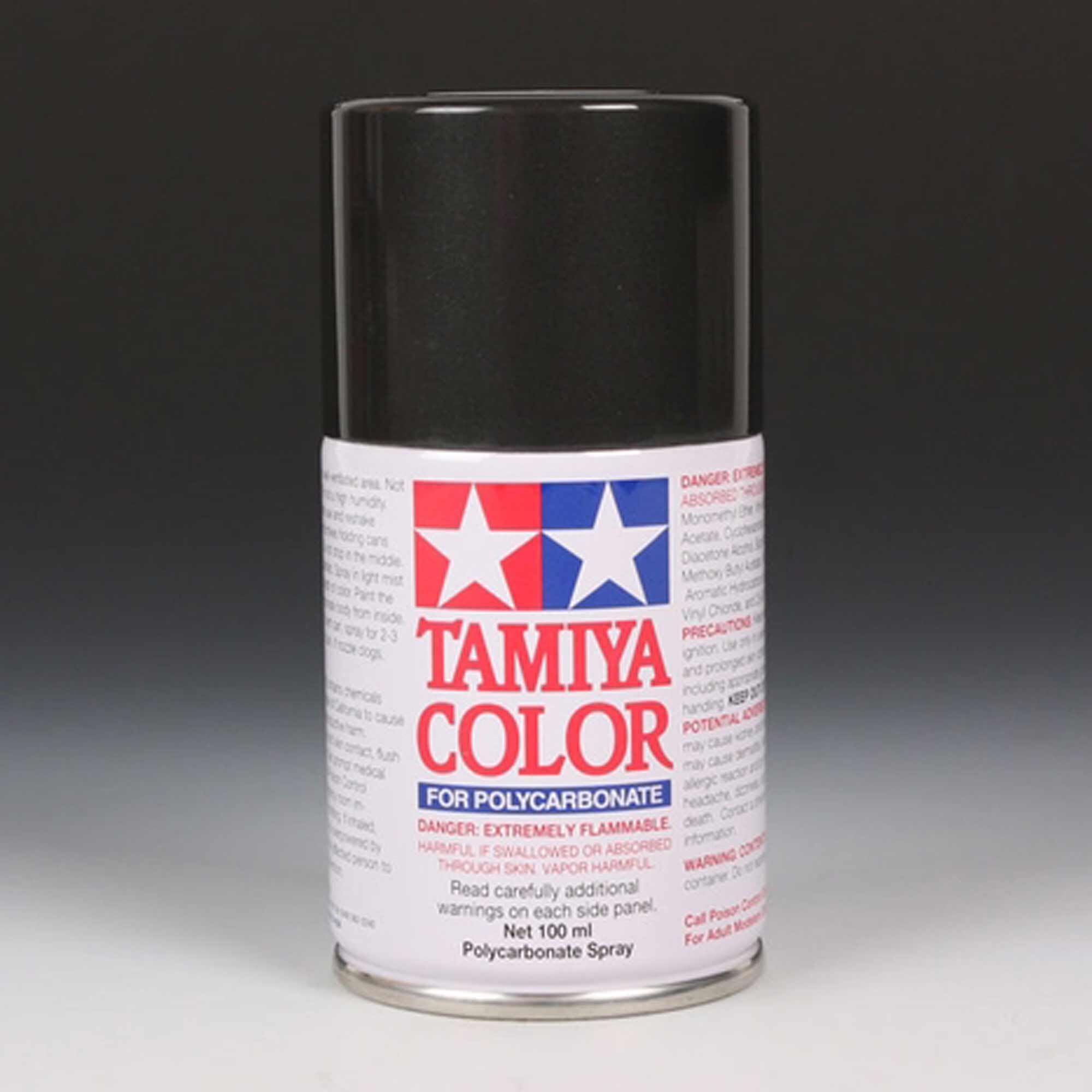 Tamiya 86023 Polycarbonate RC Body Paint 100ml Spray Can PS-23 Gun Metal