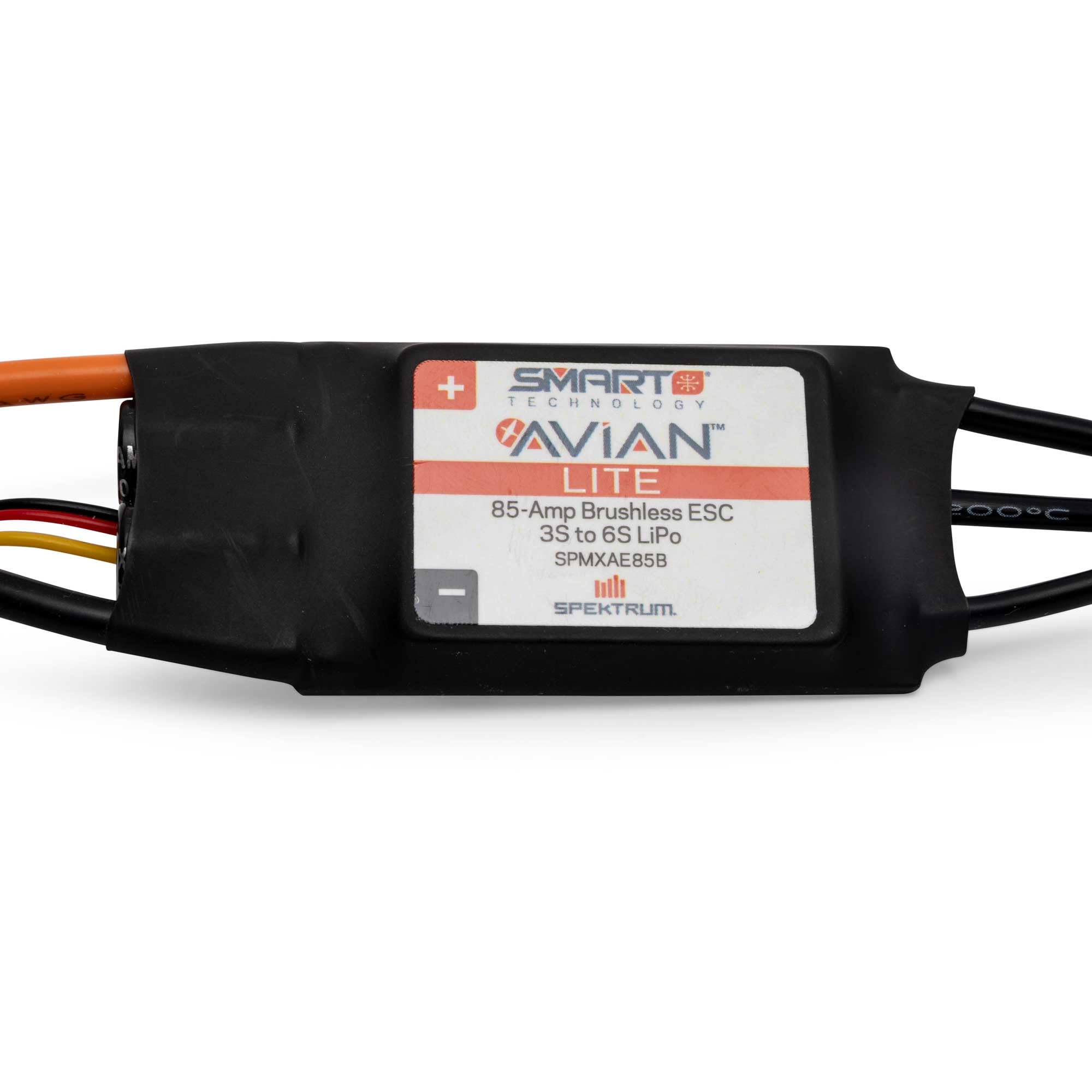 Spektrum SPMXAE85B Avian 85-Amp Smart Lite Brushless ESC; 3S-6S IC3