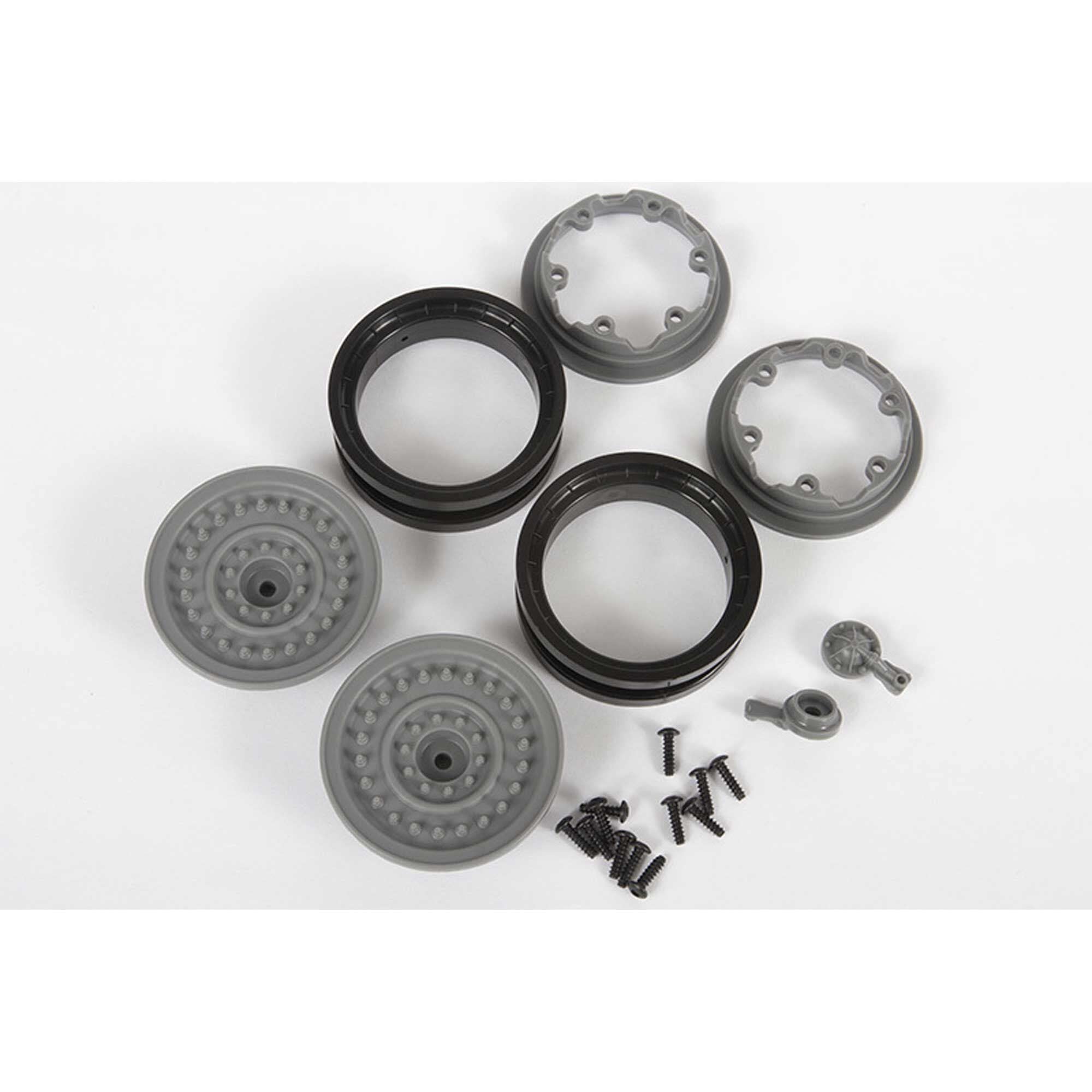 Axial AXI43005 1.9 MW19 Beadlock Wheels - Gray (2pcs)