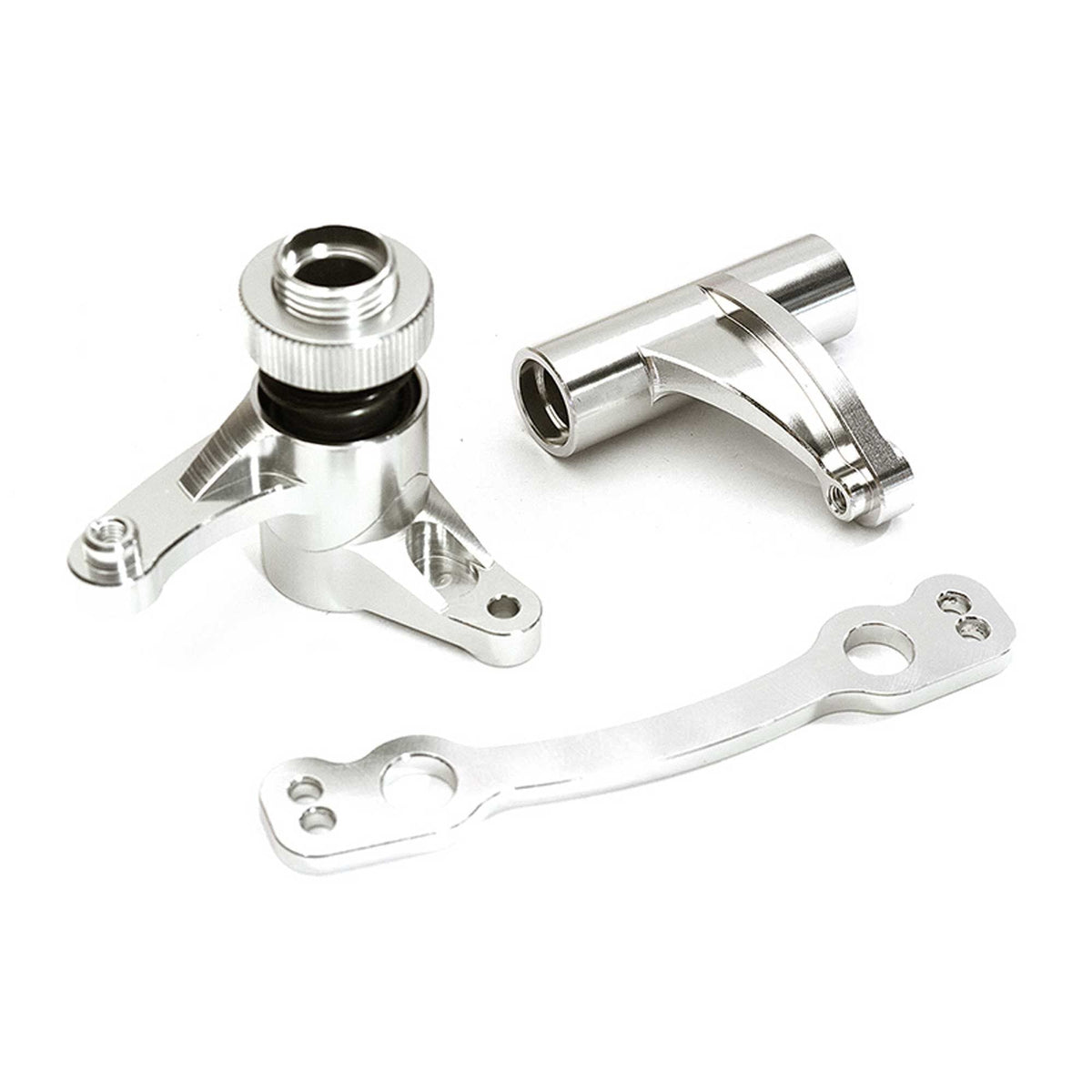 Integy C28815SILVER Alloy Steering Bell Crank Set -1/8 Kraton 6S BLX