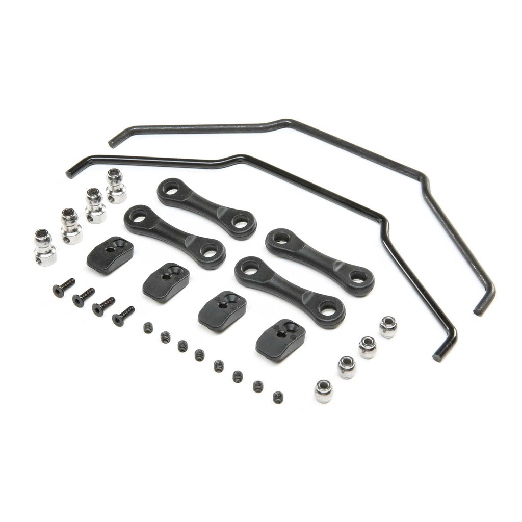Losi LOS254065 Front & Rear Sway Bar Set: DBXL-E 2.0