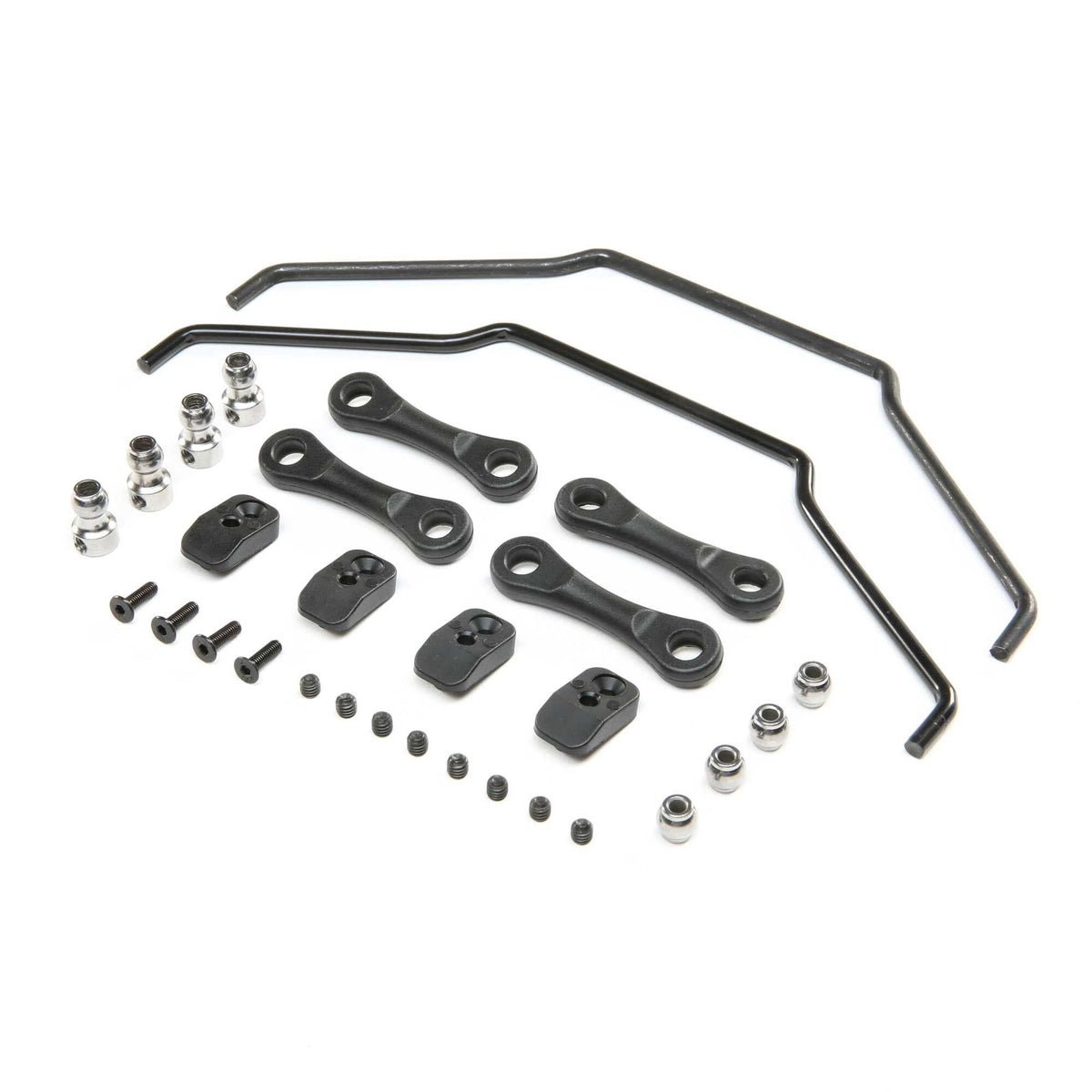 Losi LOS254065 Front & Rear Sway Bar Set: DBXL-E 2.0