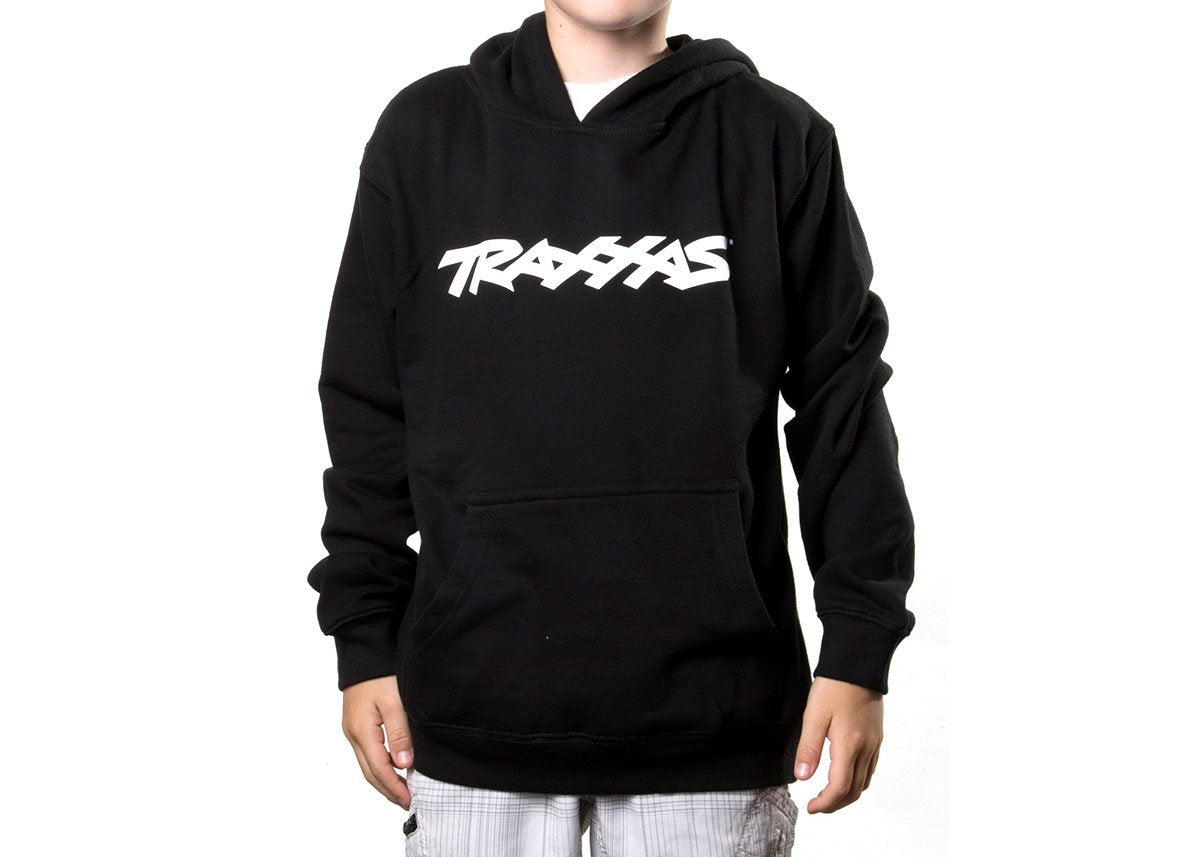 Traxxas 1397-L Traxxas Logo Hoodie, Black Youth Large