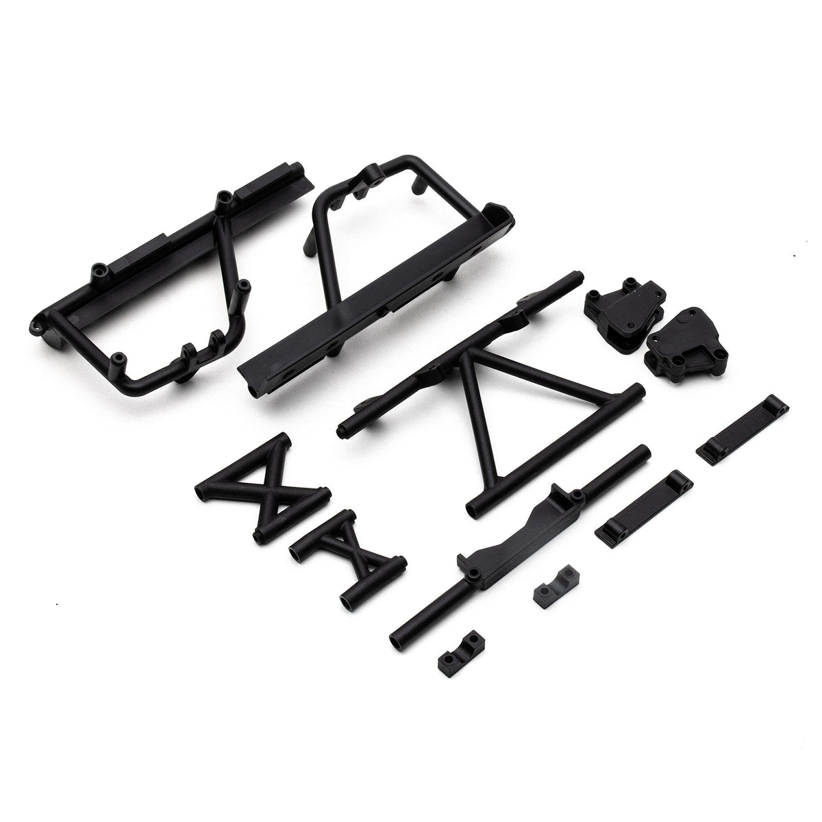 Axial AXI231034 Cage Supports, Battery Tray (Black): RBX10