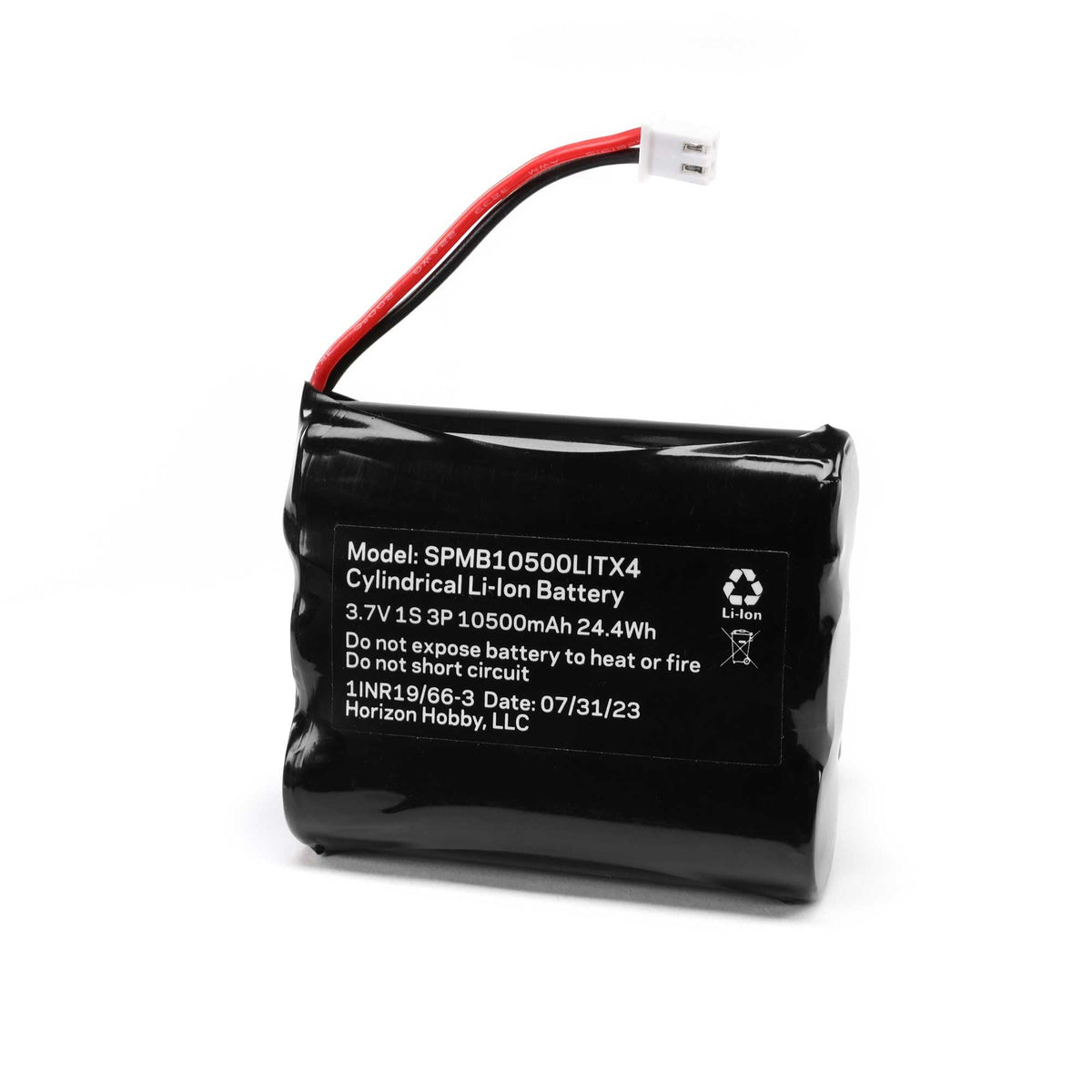 Spektrum SPMB10500LITX4 3.7V 1S 10500mAh TX Batt: iX14