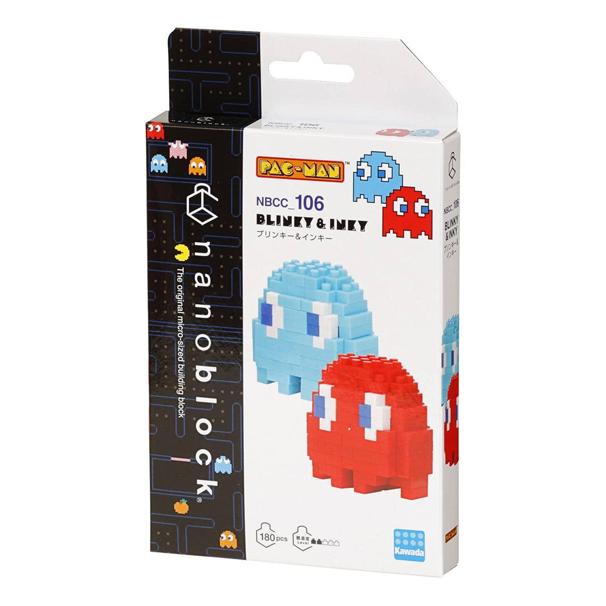 Nanoblock 22208 Blinky & Inky "PAC-MAN", Nanoblock Character Collection