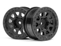 HPI Racing 116840 CR-10 Wheel 1.9 (Black/2pcs) Venture Toyota