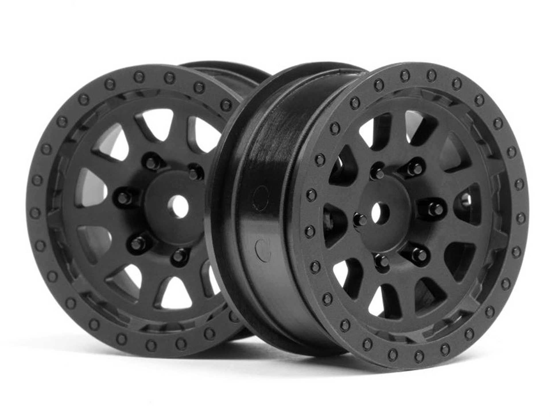 HPI Racing 116840 CR-10 Wheel 1.9 (Black/2pcs) Venture Toyota