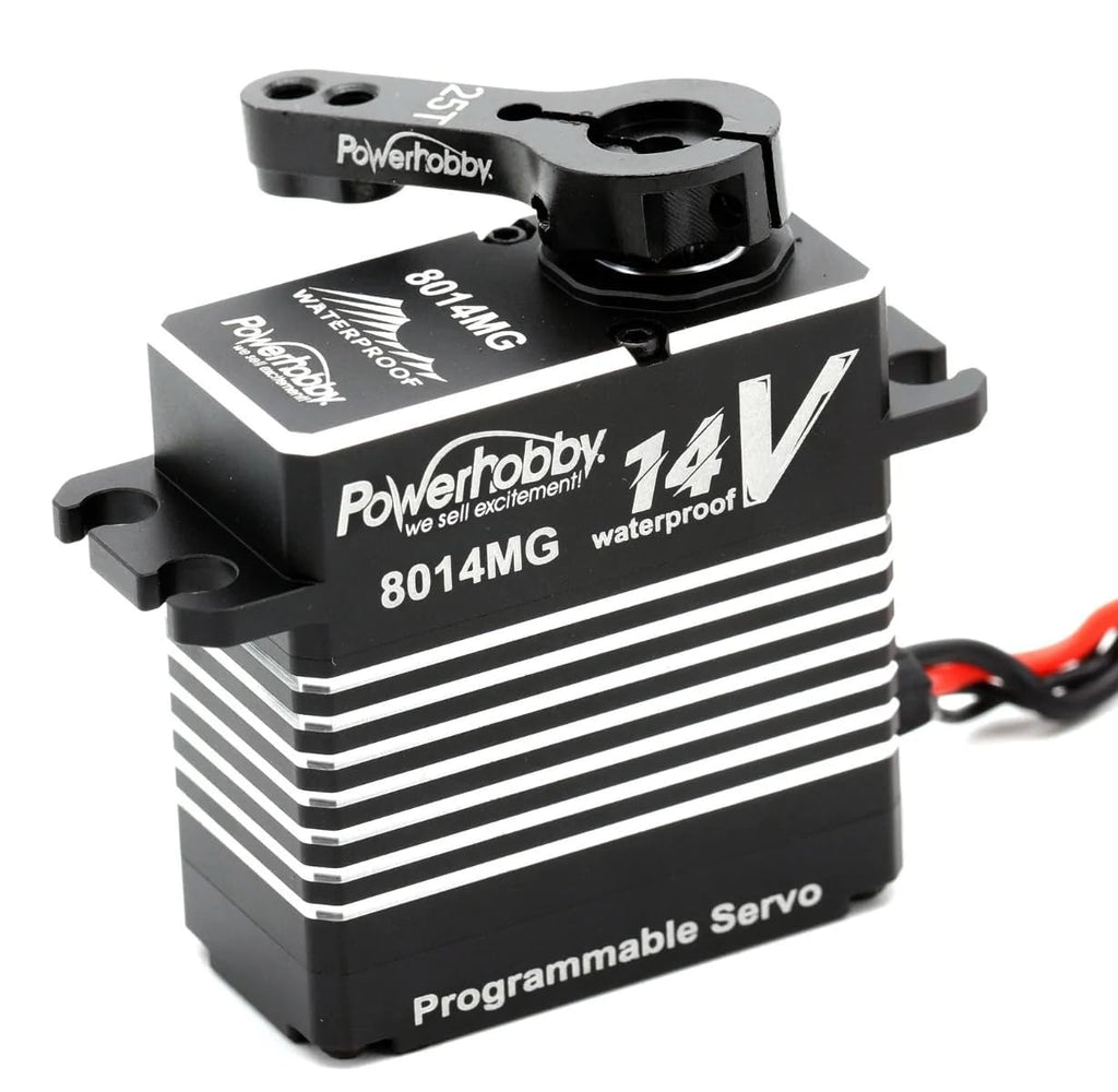 Power Hobby PH8014MG 8014MG 14v Programmable Waterproof High Voltage Brushless 3S LiPo Servo