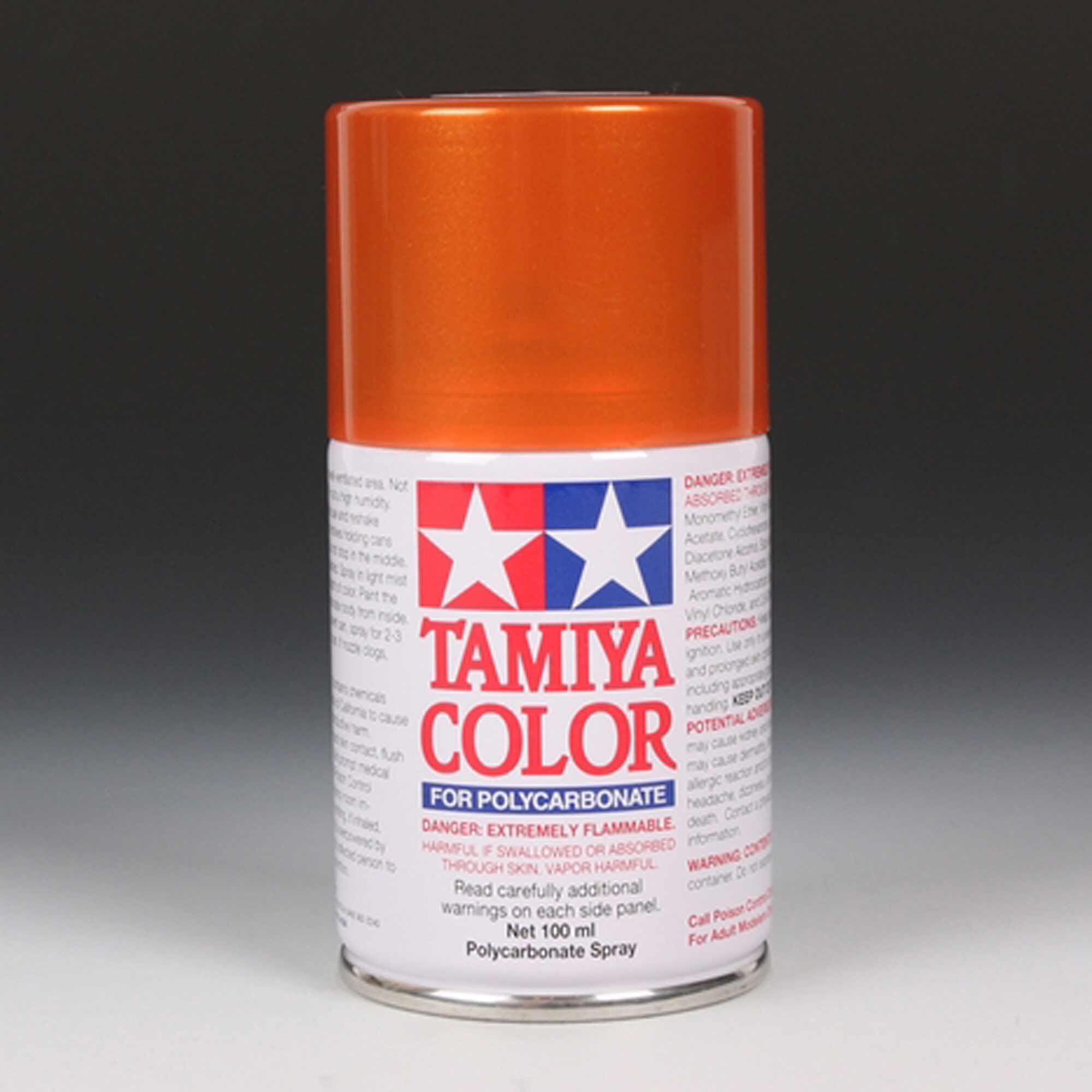 Tamiya 86061 Polycarbonate RC Paint 100ml Spray Can PS-61 Metallic Orange