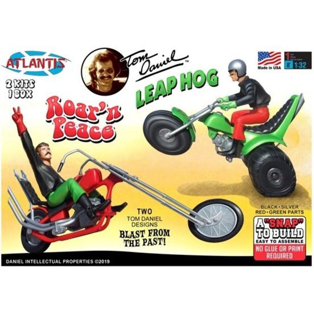 Atlantis M6600 Tom Daniel Leap Hog ATV Motorcycle Snap Model