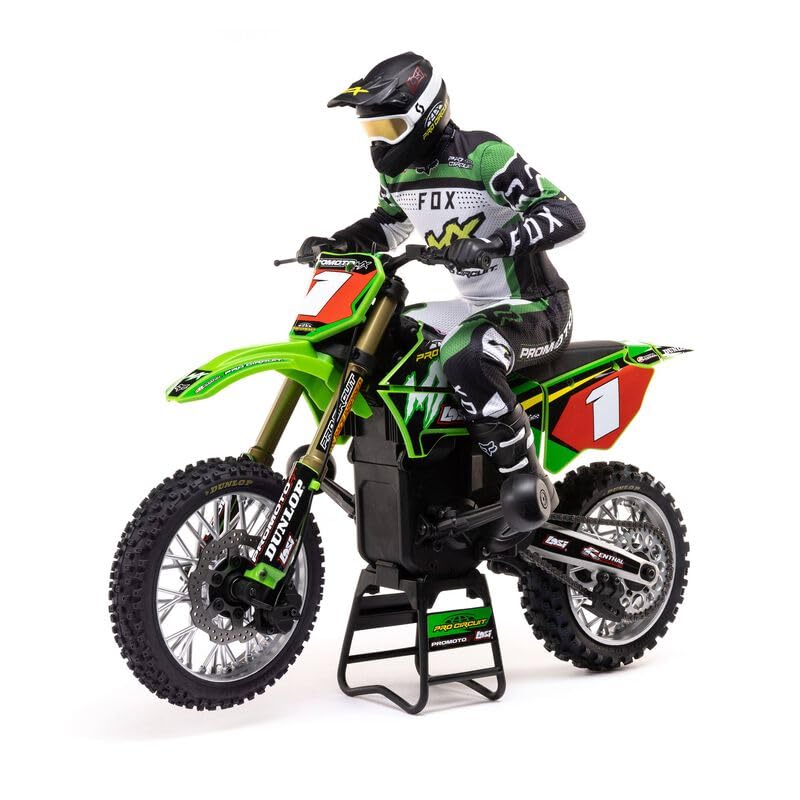 Losi LOS06002 Promoto-MX 1/4 Motorcycle RTR w/Battery/Charger Combo, Pro Circuit
