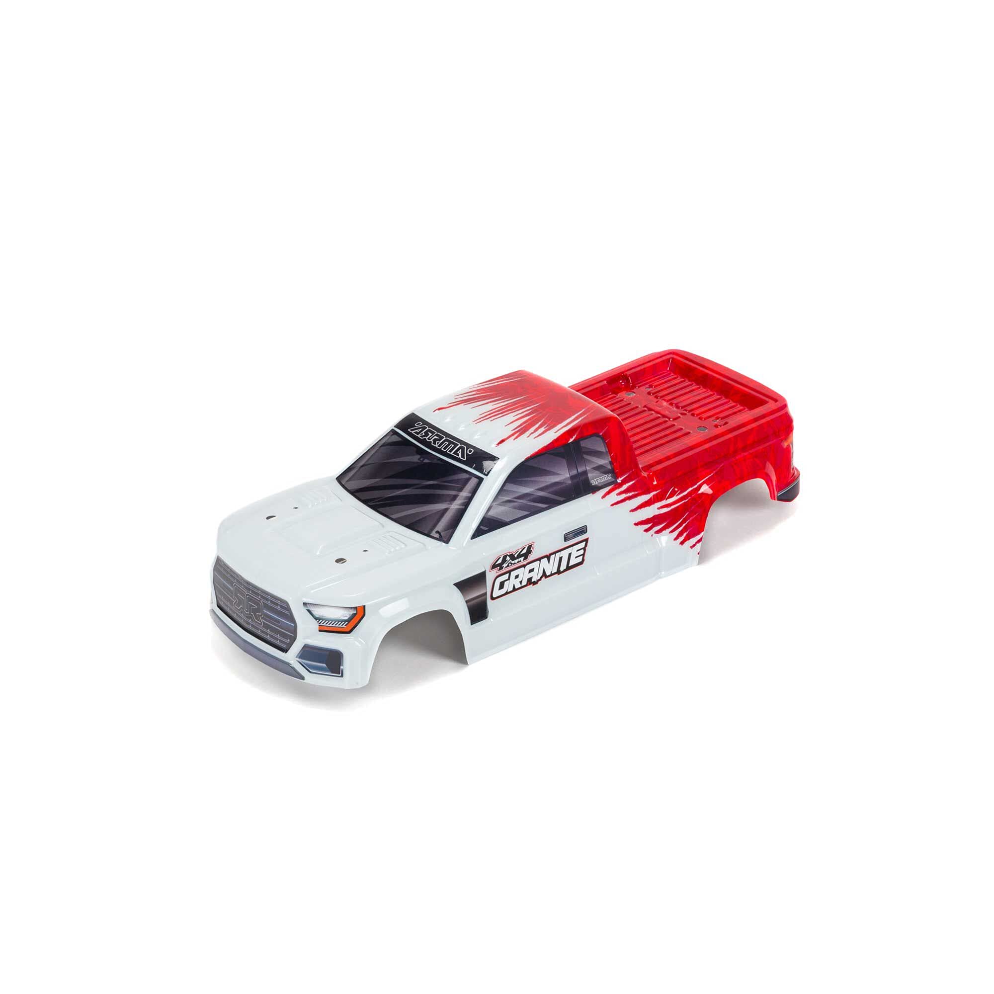 Arrma 402303 Granite 4X4 MEGA Finished Body Red