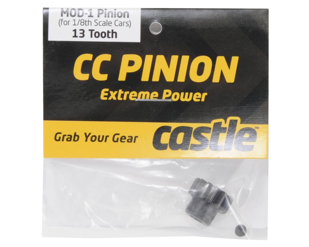 Castle Creations 010-0065-08 Mod 1 Pinion Gear 13T/Tooth: 1/8 Scale Cars