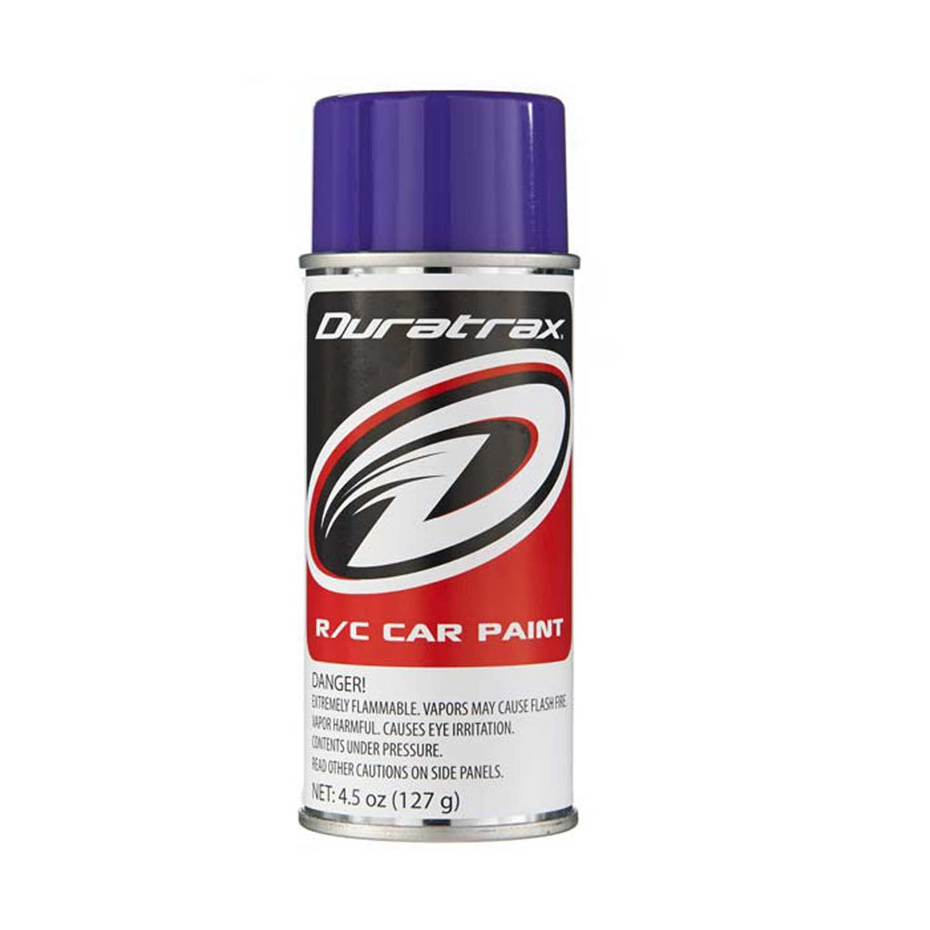 DuraTrax PC273 Polycarb RC Spray Paint, Candy Purple 4.5 oz