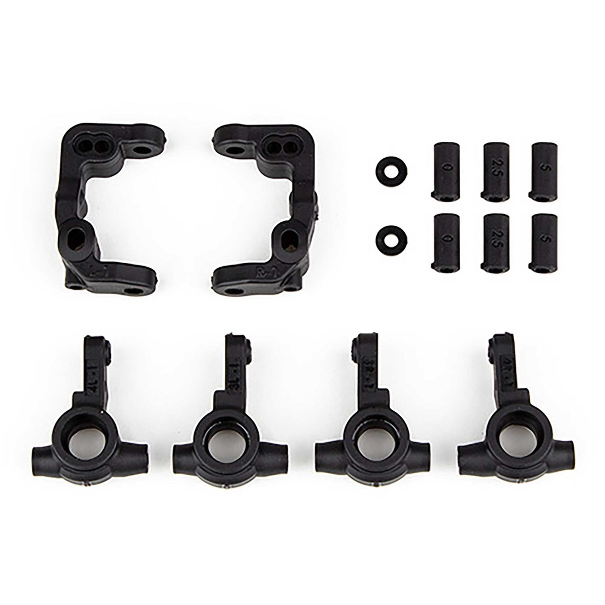Associated 91901 RC10B6.4 -1mm Scrub Caster and Steering Blocks
