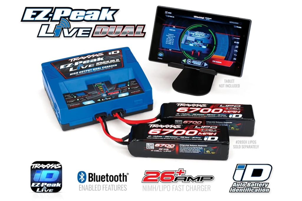 Traxxas 2997 Battery/Charger Completer Pack (2973 Charger, 2890X Batteries (2))