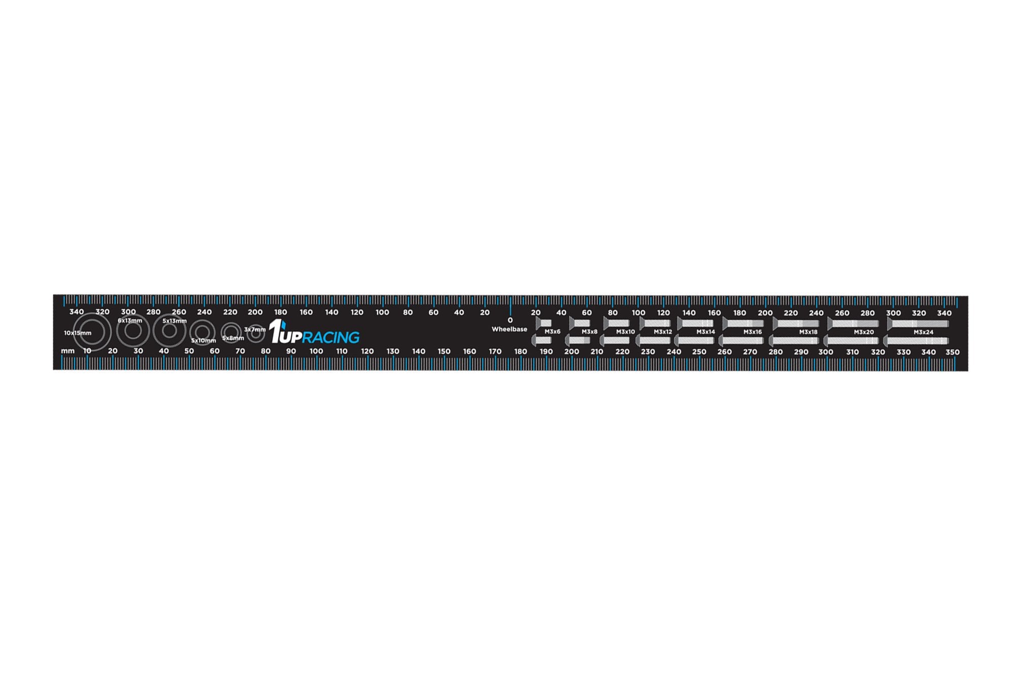 1UP Racing 160401 QuikChek Decal - Blue Accent