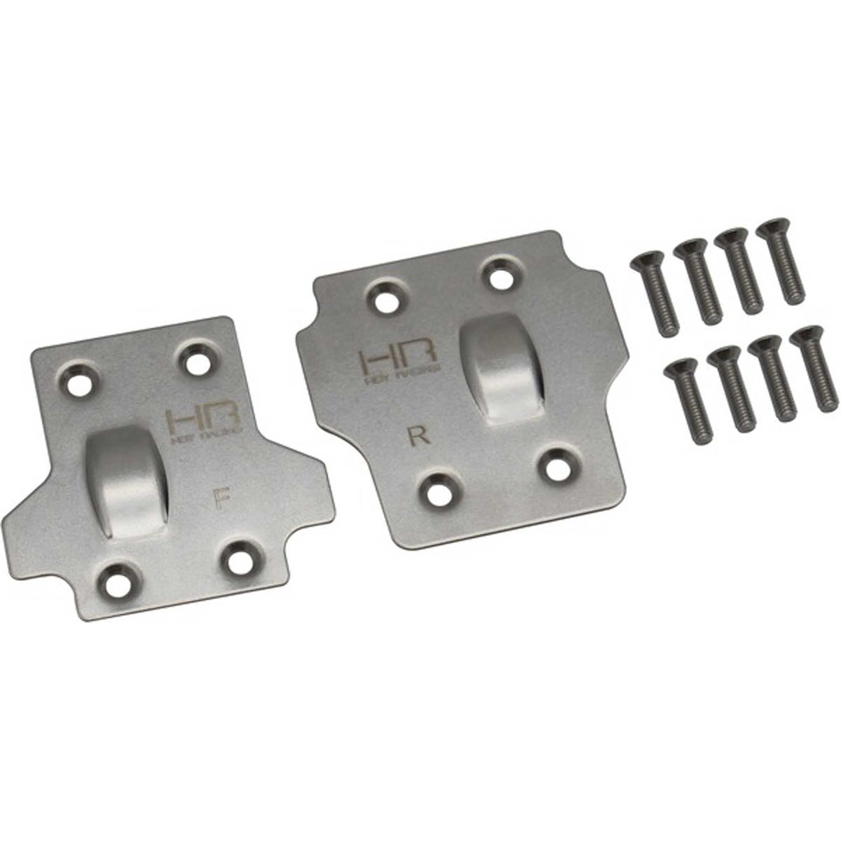 Hot Racing AON331M08 Stainless Steel Skid Plate Set: Arrma Kraton Outcast Talion