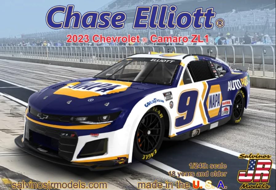 Salvinos JR Models HMC2023CEP 2023 Chase Elliott Chevrolet Camaro