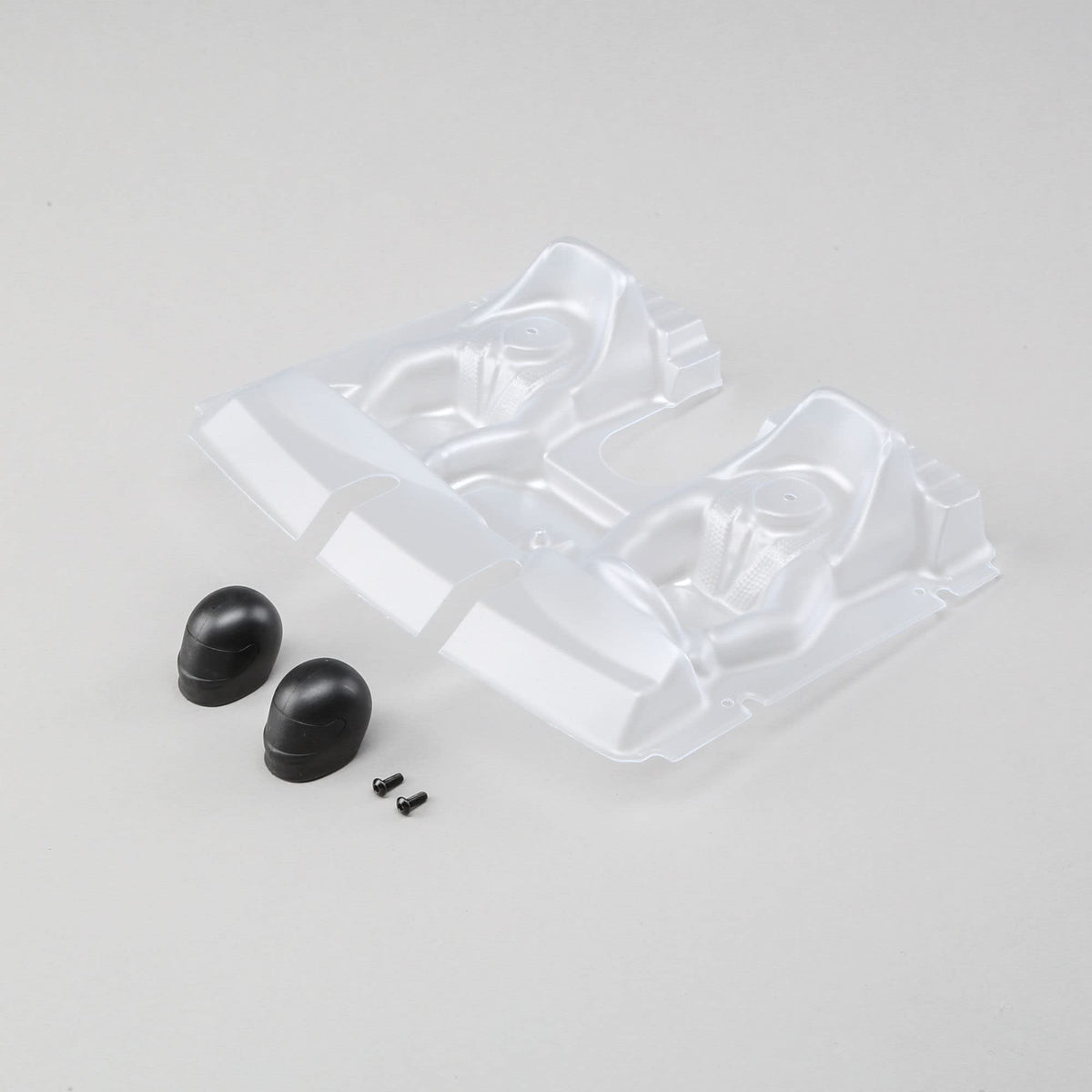 Losi LOS230020 Interior Set with Helmets, Clear: Baja Rey