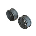 Arrma 510127 1/8 Buggy Wheels 17mm Hex Gun Metal (2)