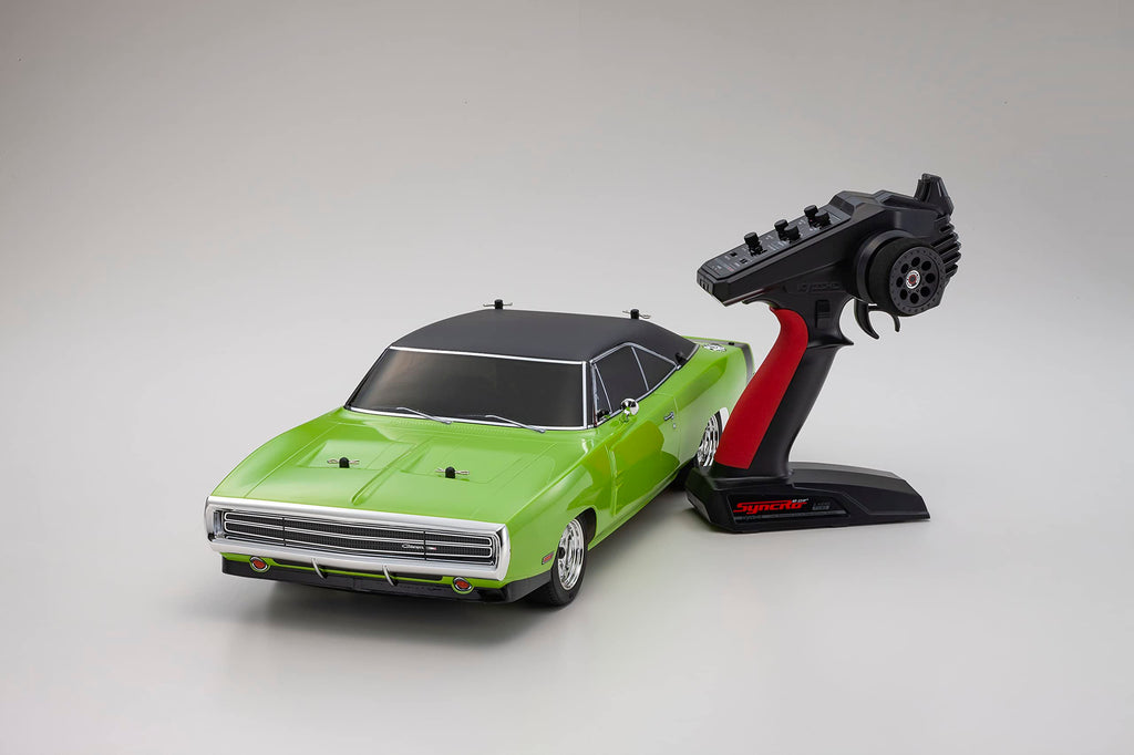 Kyosho 34417T2 1/10 EP 4WD Fazer Mk2 RTR 1970 Dodge Charger, Sublime Green