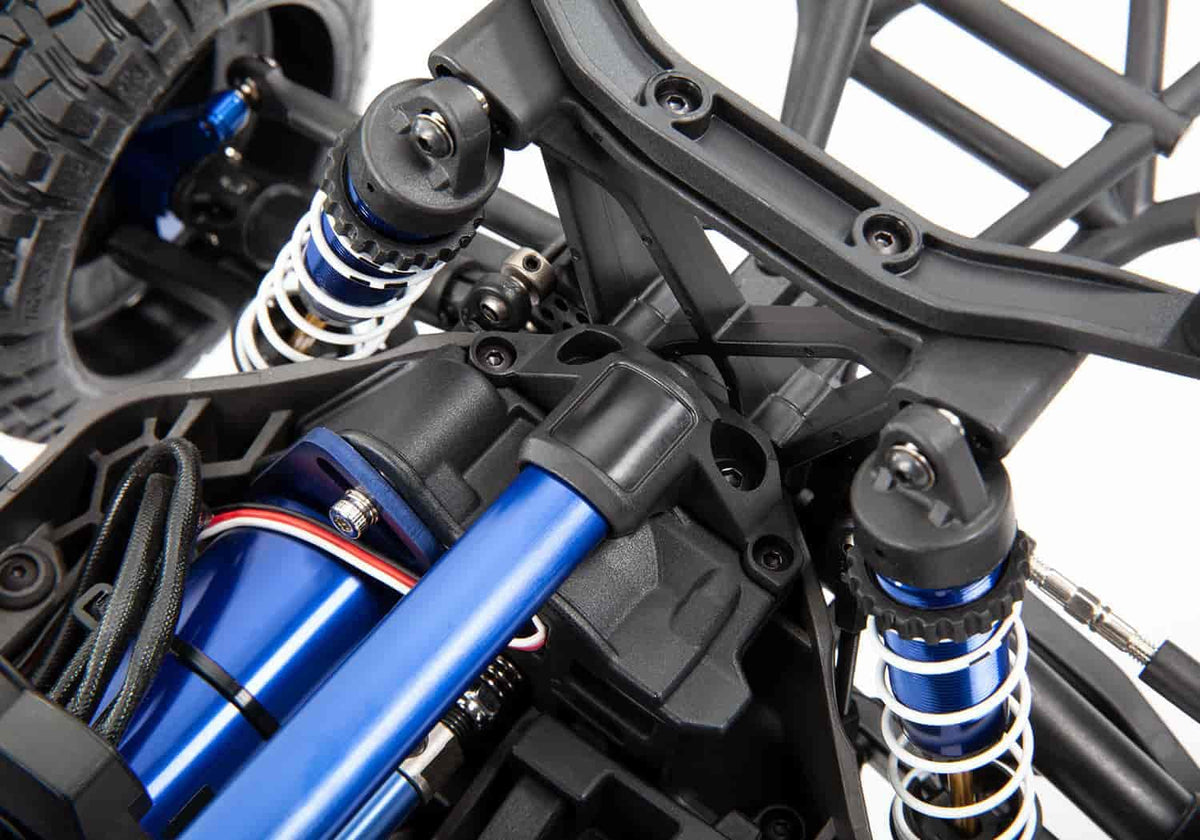 Traxxas 6730X-FINAL Chassis Brace Kit Blue Aluminum Rustler 4X4 Slash 4X4 LCG