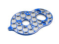J Concepts 25631 B6D 3-gear Stand-up Honeycomb Motor Plate-Blue