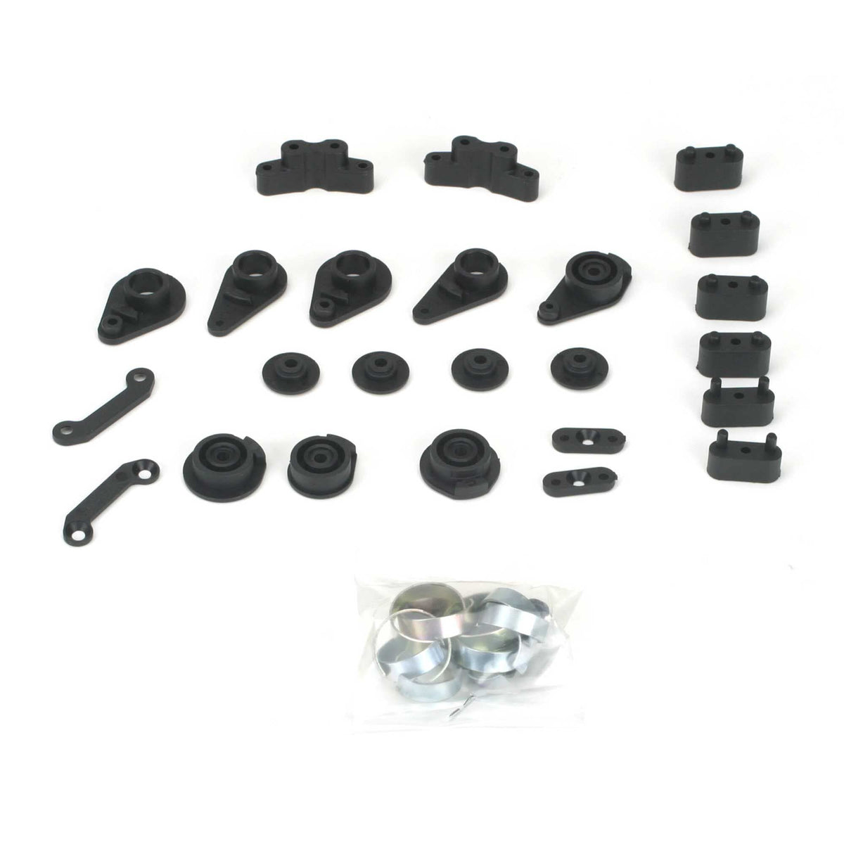Losi LOSB4250 Servo Saver & Mount Set: LST, LST2, AFT, MGB