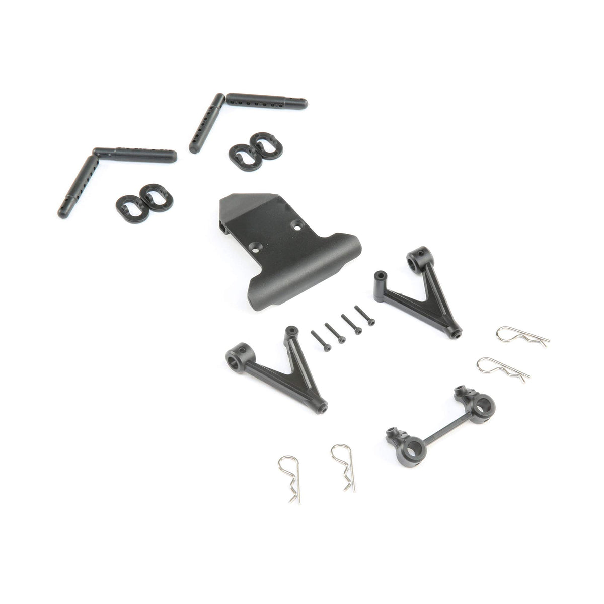 Losi LOS231053 Front Bumper & Body Mount Set: 22S ST