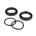 Tekno RC 6013 Shock Adjustment Nuts (Alum, Gun Metal Anon, 2pcs)
