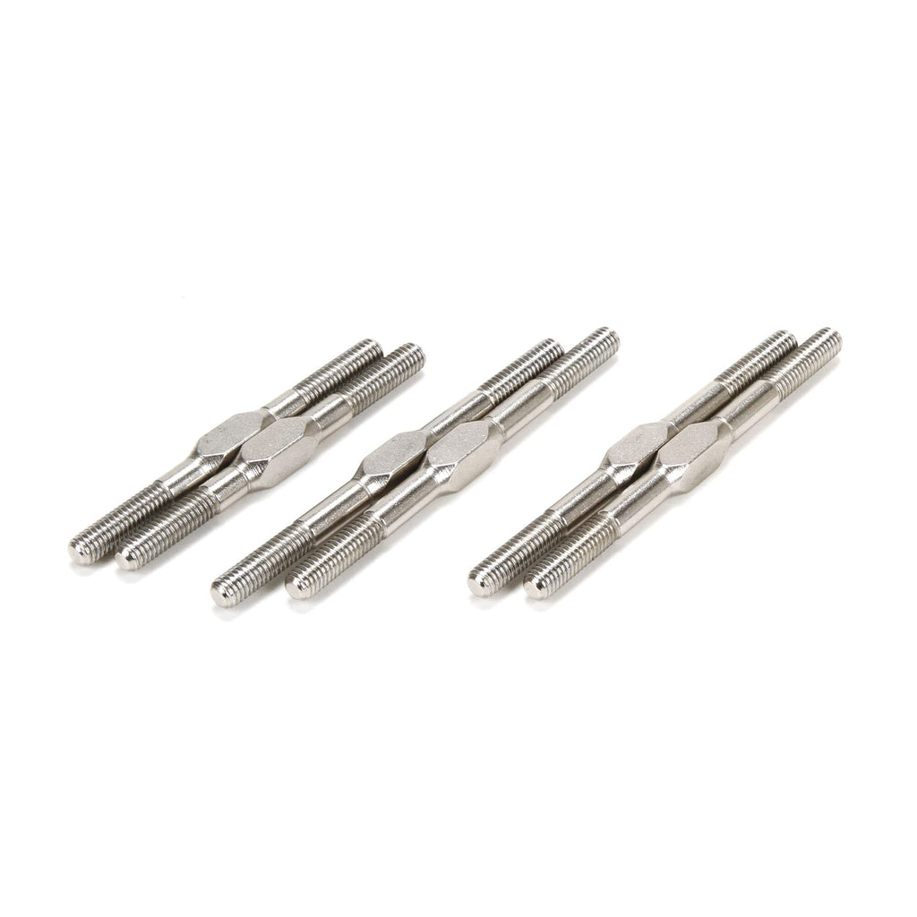 Losi LOS254004 Turnbuckle Set (6): 1/5 MINI WRC