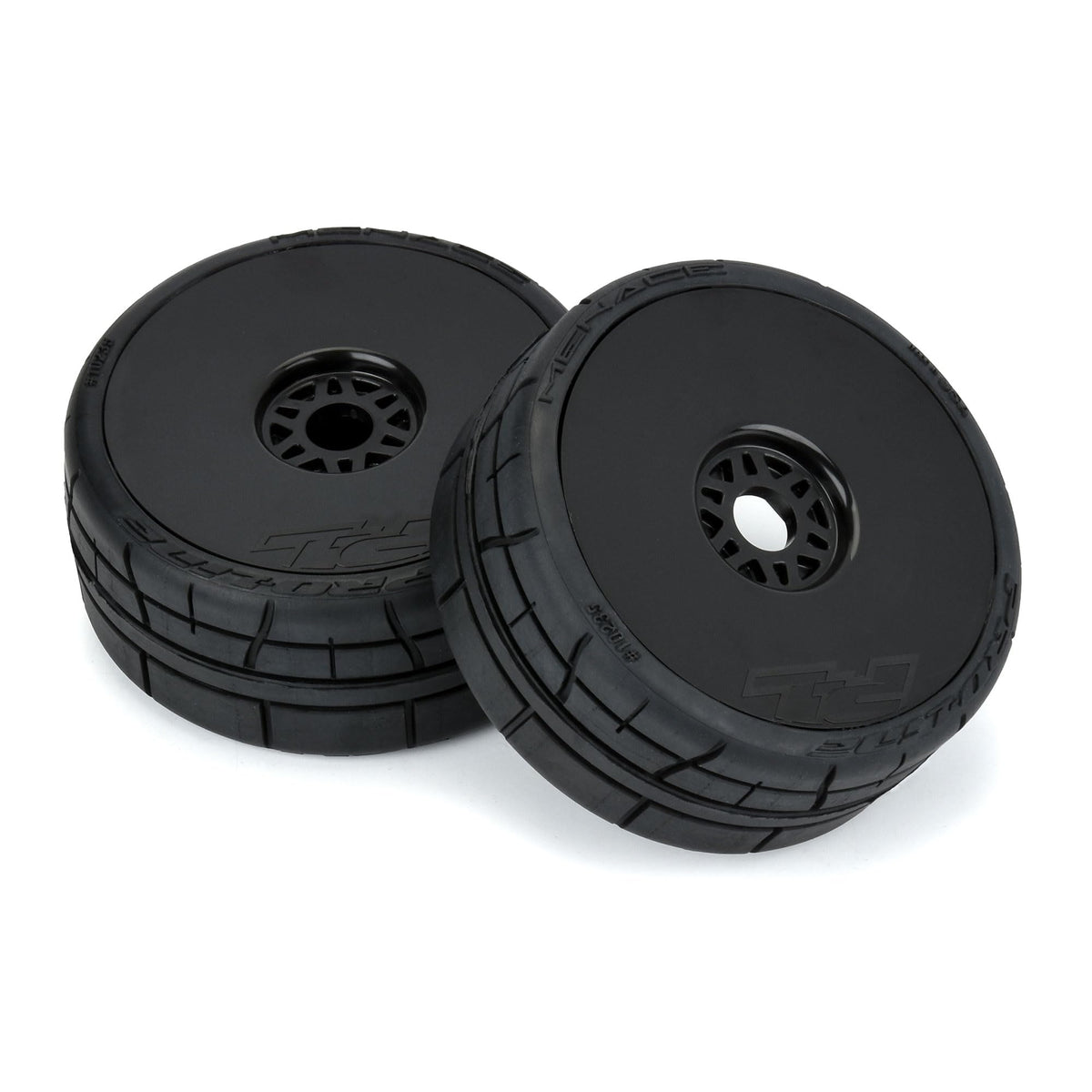 Pro-Line 1023510 Menace HP BELTED Speed Run 1:8 Tires Mounted on Mach 10 Black 17mm Wheels (2) for Front or Rear
