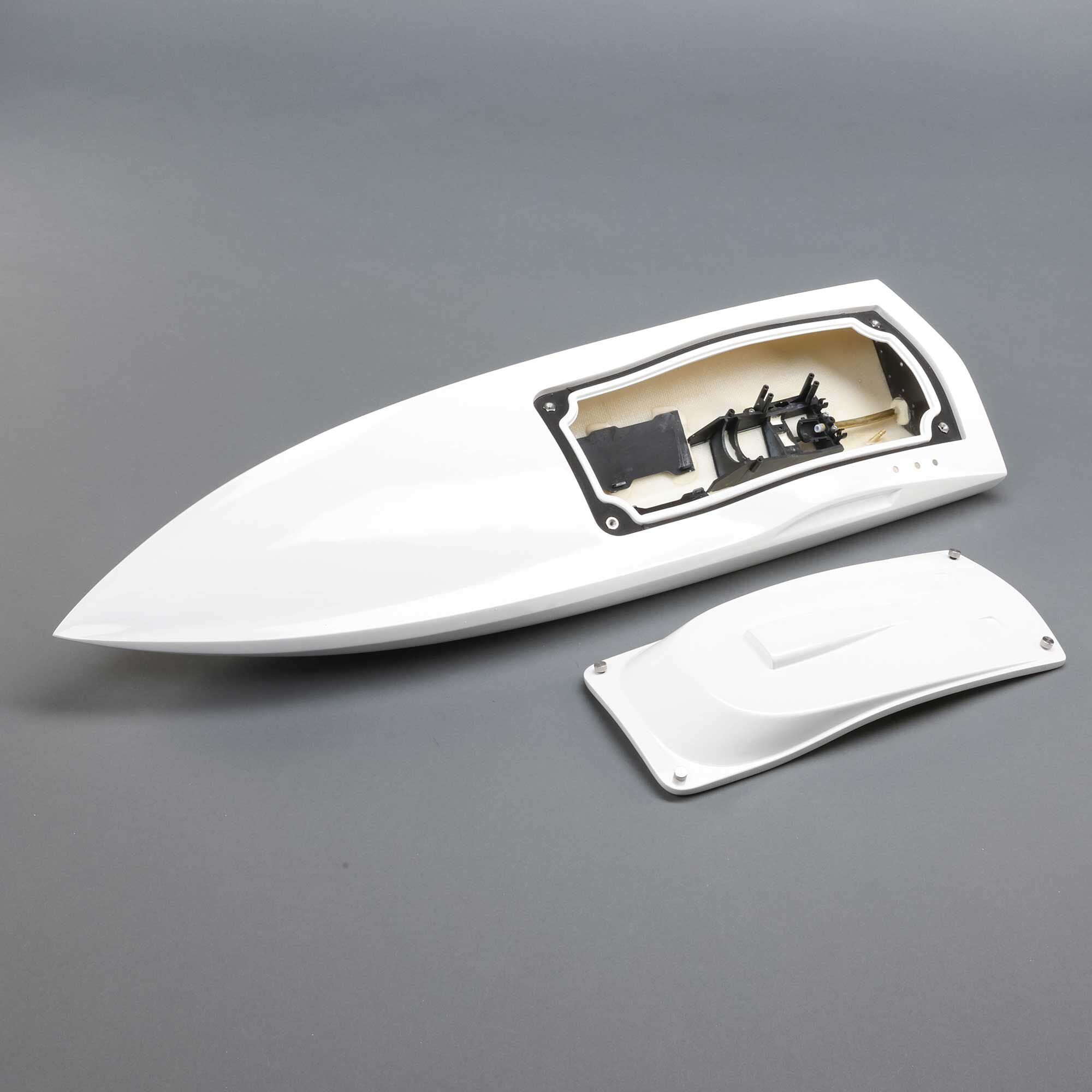 Pro-Boat PRB281121 Hull and Canopy Set, White: Impulse 32