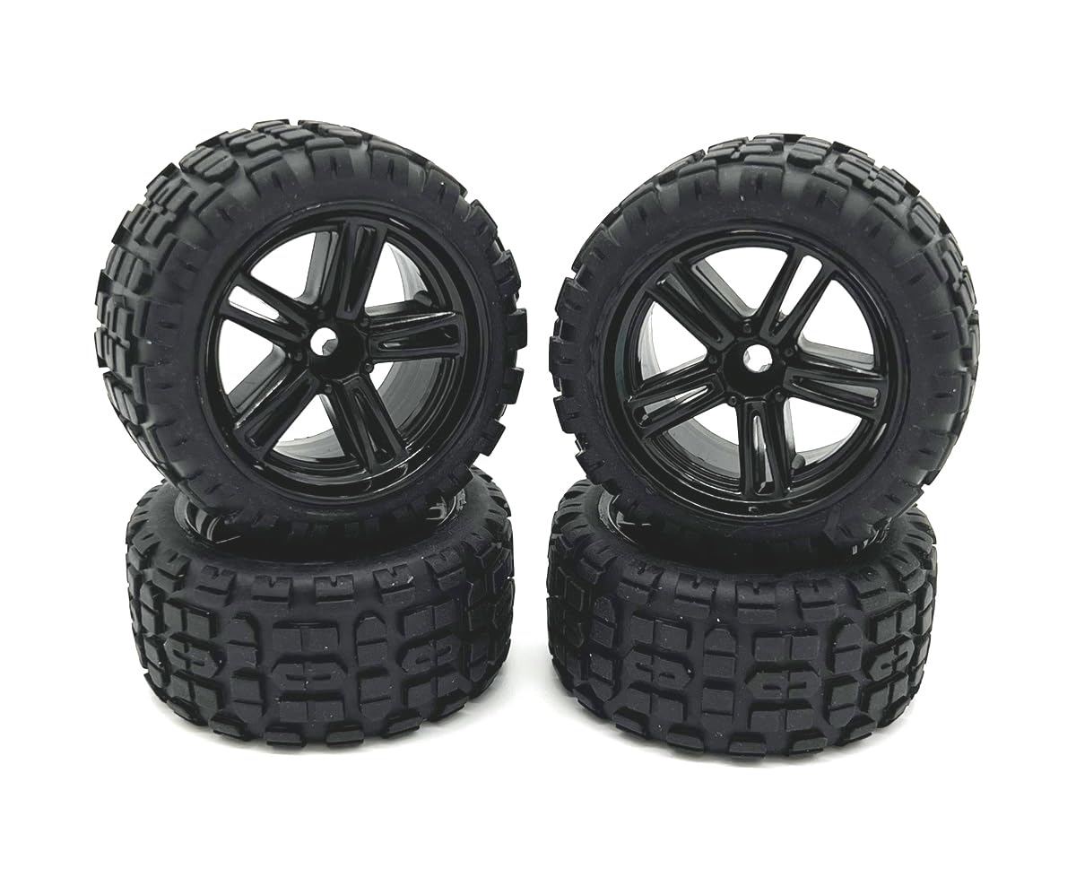 Rage R/C RGRC2496 Assembled Wheels & Tires (4); Mini Trek MT