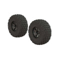Arrma 550087 Dboots 'Fortress SC' Tire Set Glued Gun Metal (2)