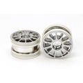 Tamiya 54824 M-Chassis 11-Spoke Wheel, Chrome Plated (2 )