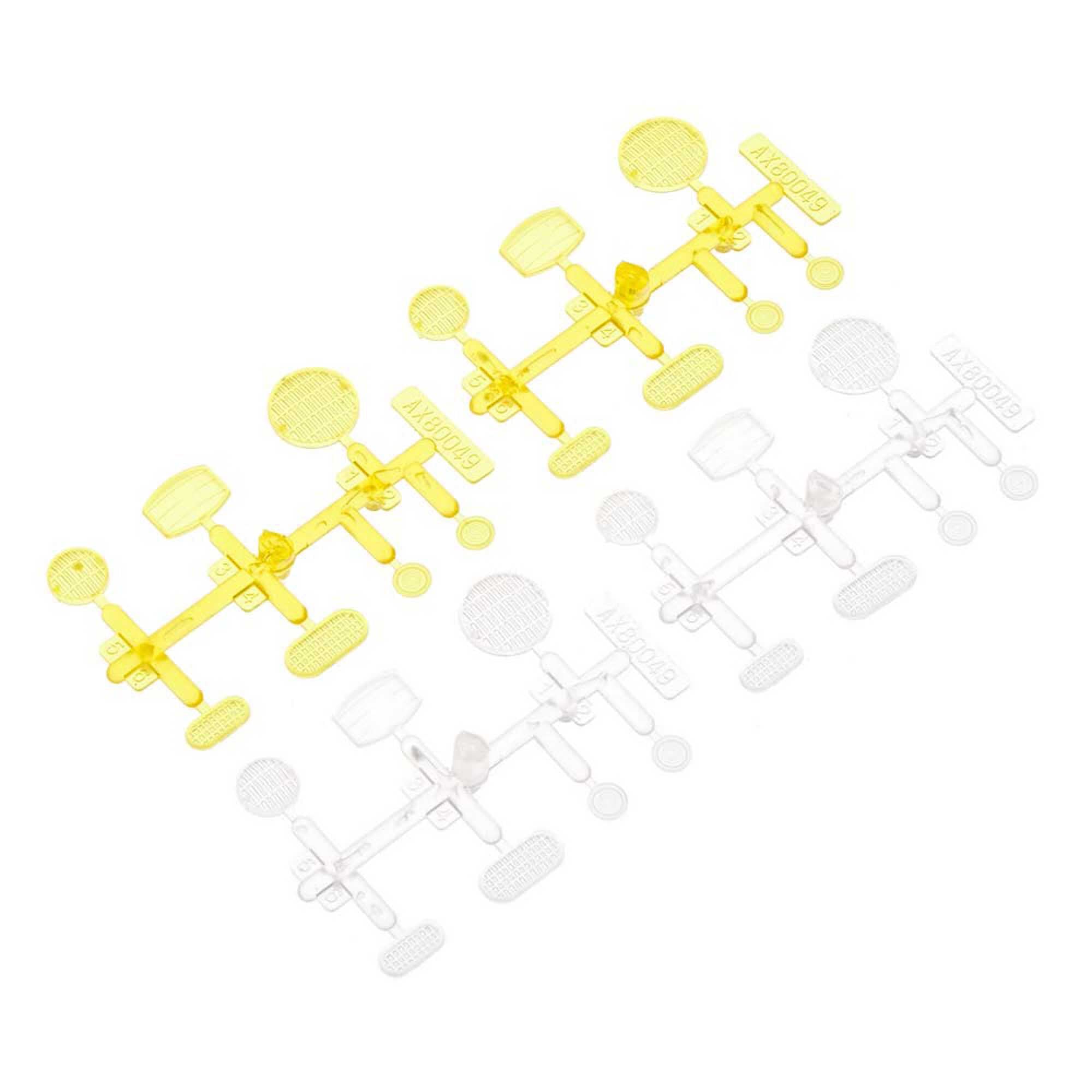 Axial AX80049 Yellow/Clear LED Lens Set(4): RR10