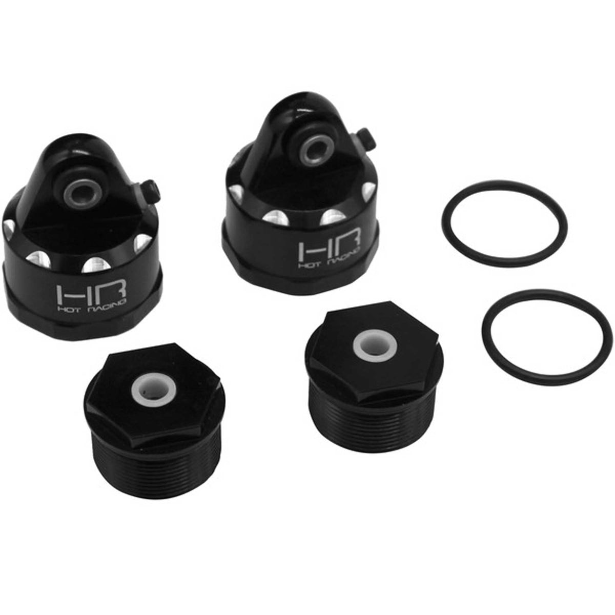 Hot Racing AFE156AX01 Aluminum Bleeder Shock Caps Cartridge: Arrma Shock 1/5