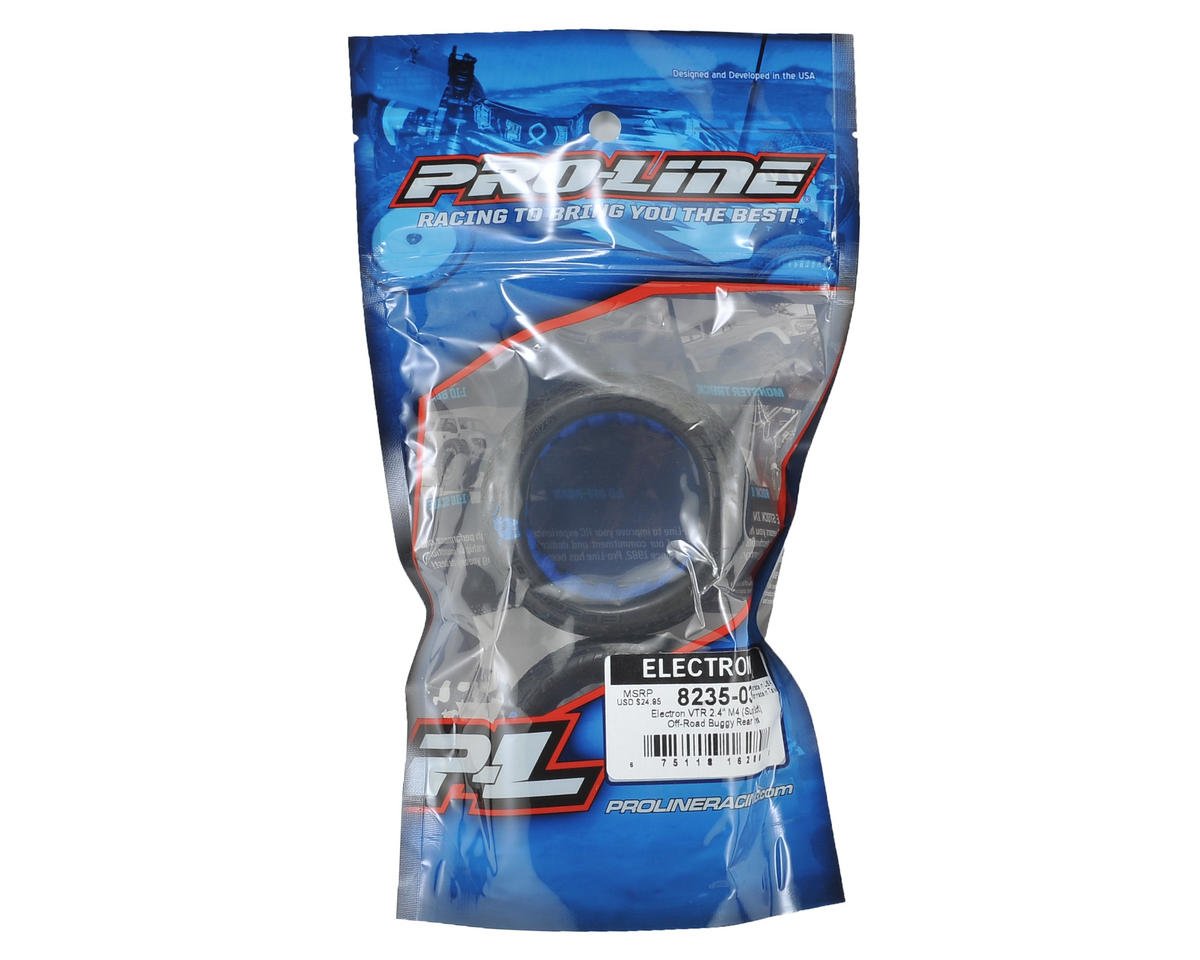 Pro-Line 8235-03 Electron VTR Off-Road Buggy Rear Tires(2) 2.4" M4