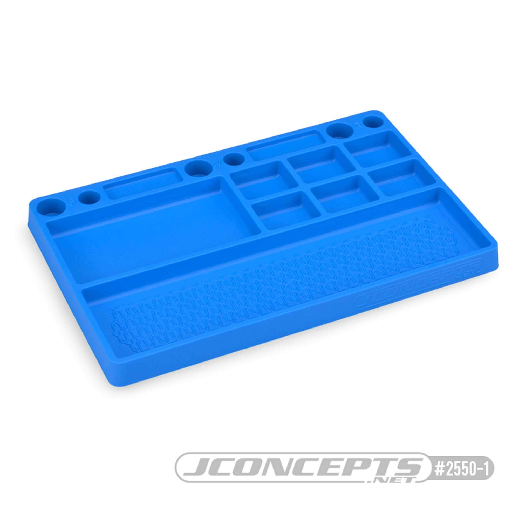 J Concepts JCO25501 Parts Tray, Rubber Material, Blue