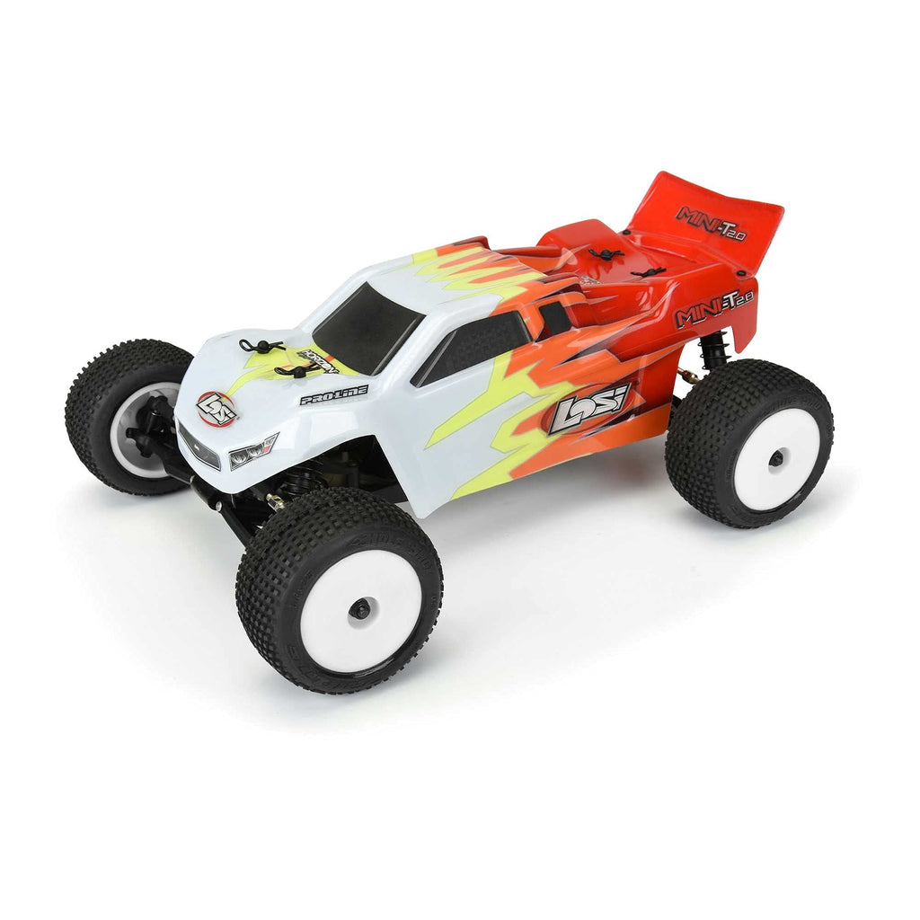 Pro-Line 1017713 Hole Shot Tires MTD White Mini-T 2.0 F/R