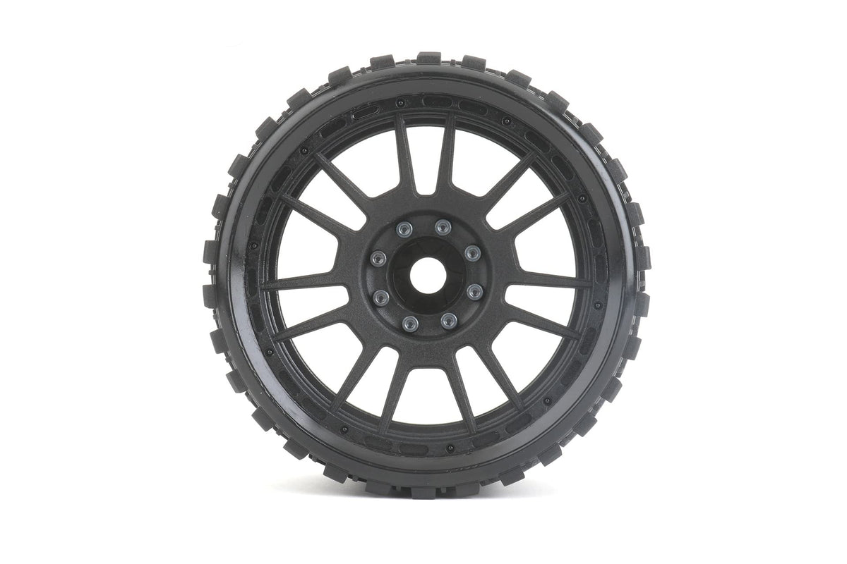 Jetko Tires 1902CBMSGBB1 1/8 SMT 4.0 Prophet Tires Mounted on Black Claw Rims,