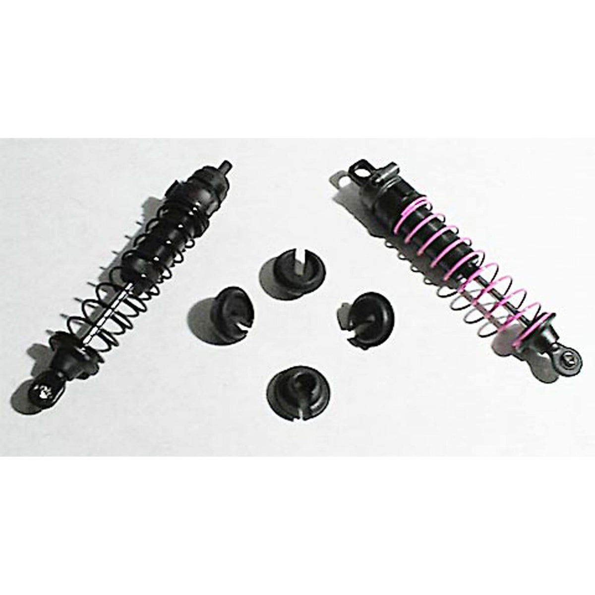 RPM 73152 Lower Spring Cups Black: 1/10 Traxxas Slash
