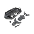 Losi LOS231035 Chassis & Skid Plates: Tenacity Monster Truck