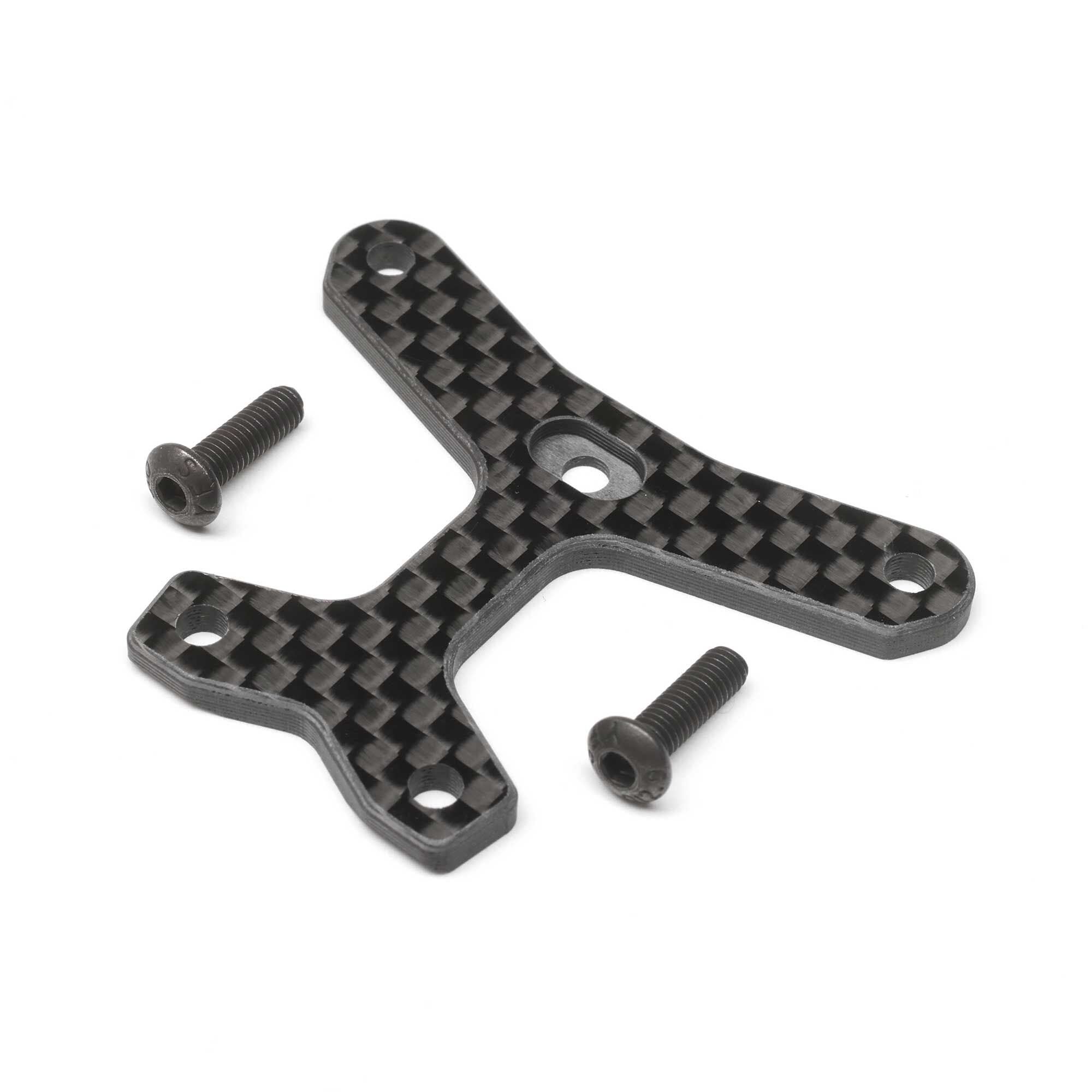 Team Losi TLR331057 Carbon Front Top Brace, Medium Flex: 22X-4