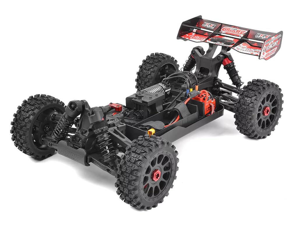 Corally 00287-R Syncro-4 1/8 4S Brushless Off Road Buggy, RTR, Red