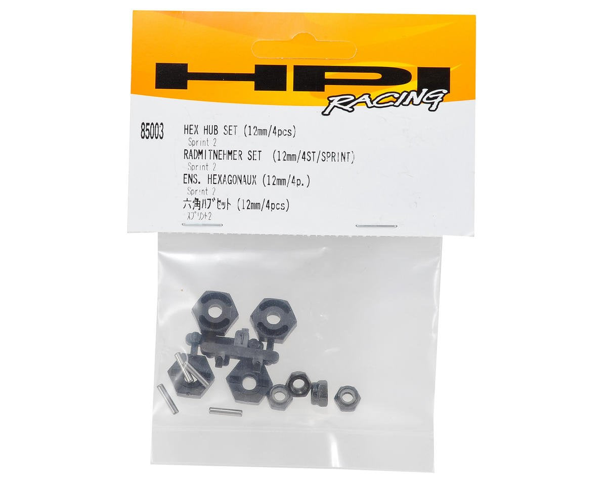 HPI Racing 85003 Wheel Adapter (4pcs) (Hex,Pin & Nut/Sprint)